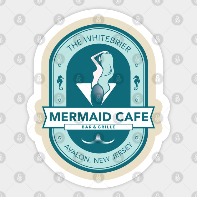 Whitebrier Sticker by Laura Contarino